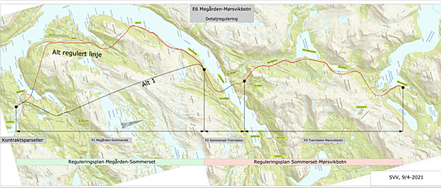 Skrinlegger det østlige alternativ for ny E6 gjennom Sørfold