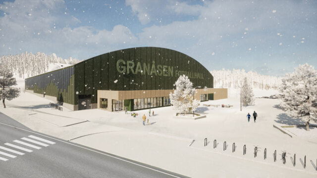 Starter byggingen av Granåsen fotballhall