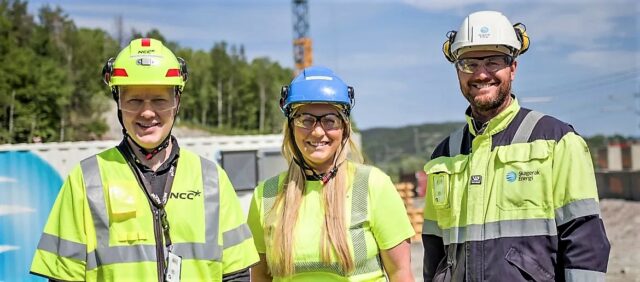 Sørger for fossilfri anleggsdrift ved Drammen stasjon – Sundhaugen