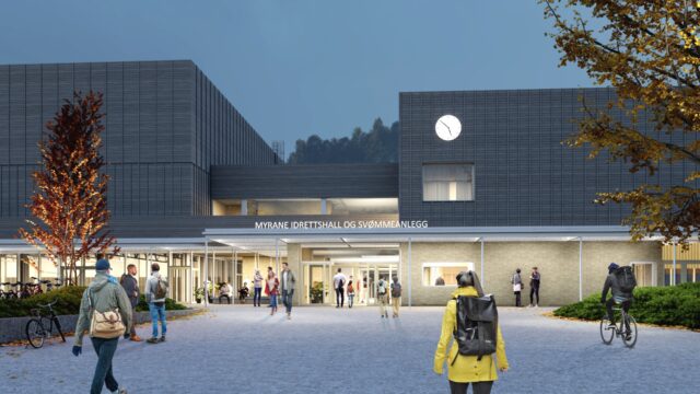 Backe bygger nytt svømme- og idrettsanlegg i Askøy kommune