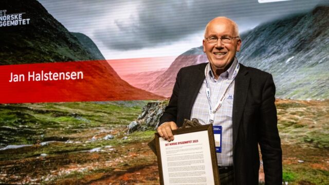 Jan Halstensen vinner Byggenæringens Ærespris 2023