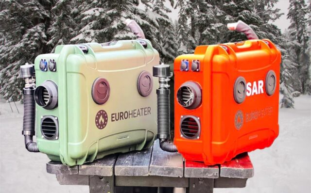 Euroheater introduserer profesjonelle mobile luftvarmere for arktiske forhold i Europa