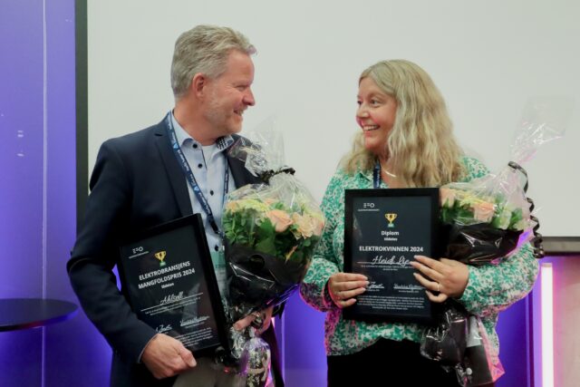 Heidi Lie hedret som «Elektrokvinnen 2024» – Mangfoldprisen til Ahlsell