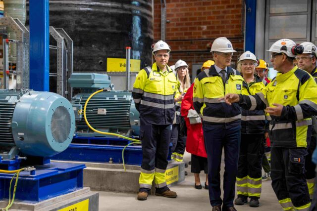 Yara åpner nytt fornybart hydrogenanlegg på Herøya