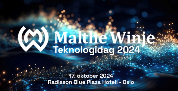 Malthe Winje inviterer til Teknologidagen 2024