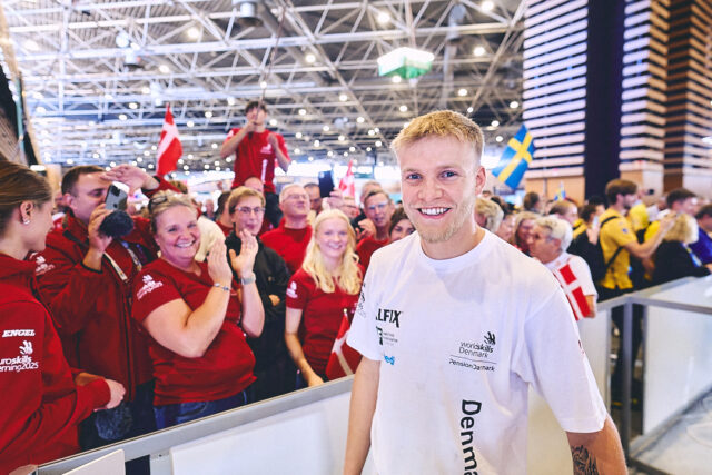 Danmark vinner  første gull på 13 år