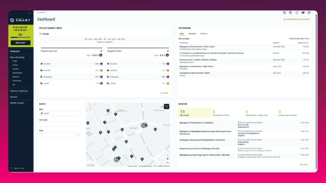 Byggfakta oppdaterer overvåkningstjenesten SMART