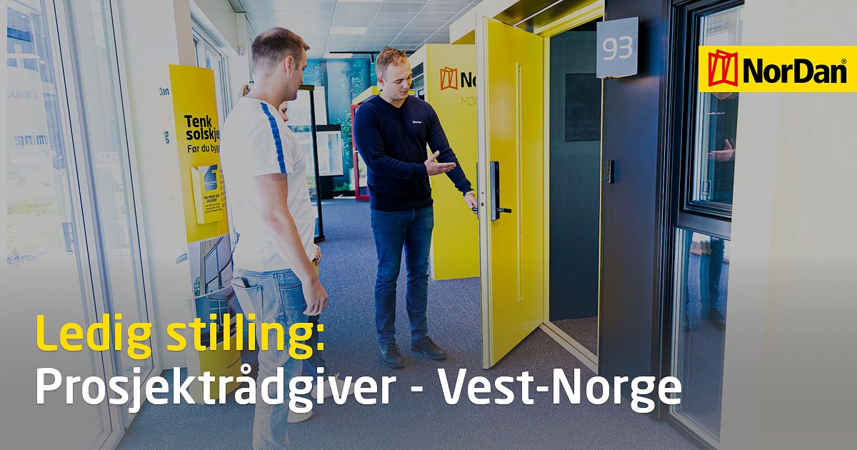 NorDan søker prosjektrådgiver – Vest-Norge