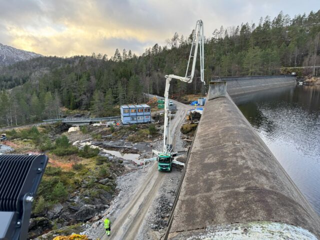 Renoverer dam Nespervatn i Sirdal