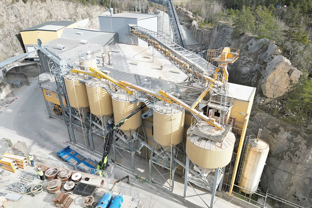 Innheising av filtermodul