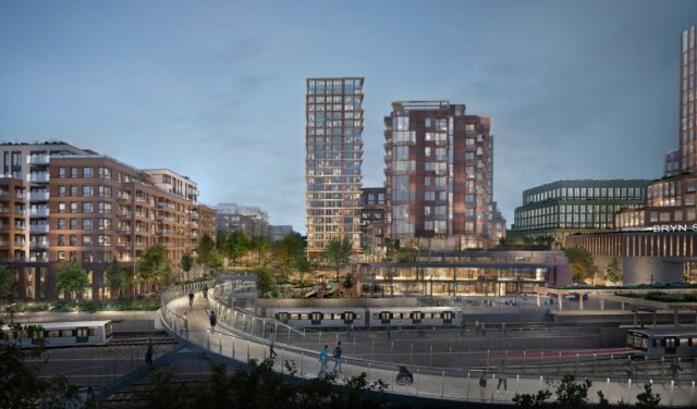 Presenterer felles planforslag for Bryn Sentrum