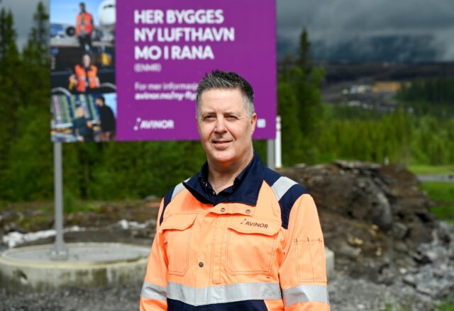 Bjørn Inge Aune blir lufthavnsjef ved Mo i Rana Lufthavn Fagerlia