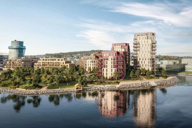 Veidekke bygger andre byggetrinn på Odden i Stavanger
