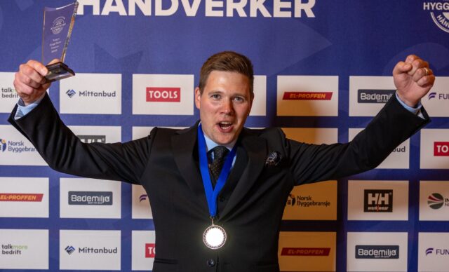 Bjørn Bakken er Årets hyggeligste tømrer