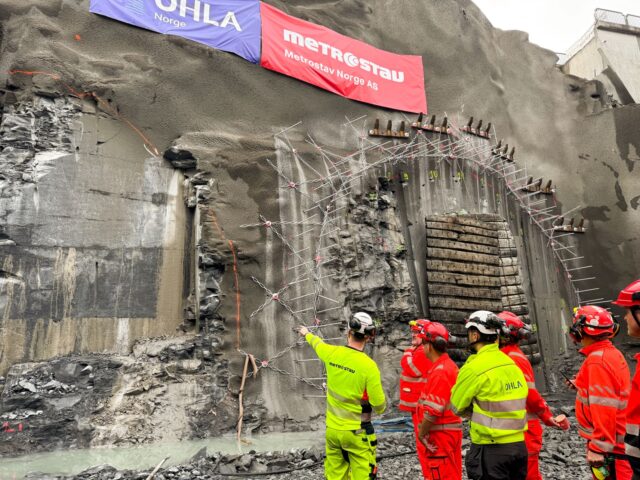 Fyrte av første salven for ny Gjønnestunnel