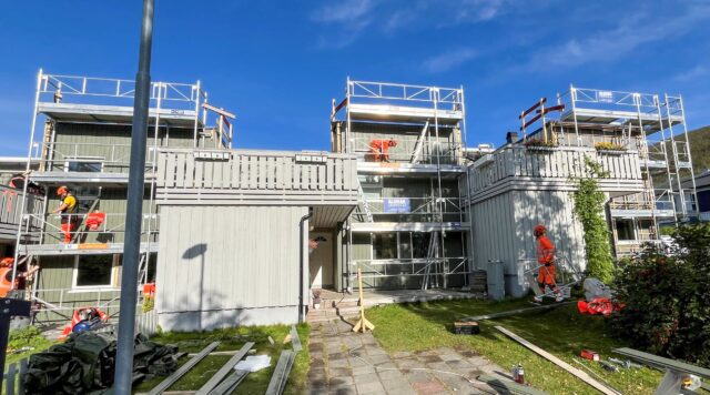 Peab renoverer Kvartsvegen Borettslag i Tromsø
