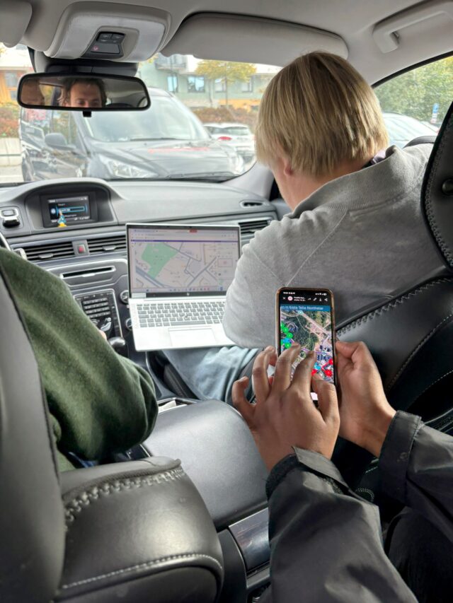 Tester utendørs posisjonering via 5G-nettet