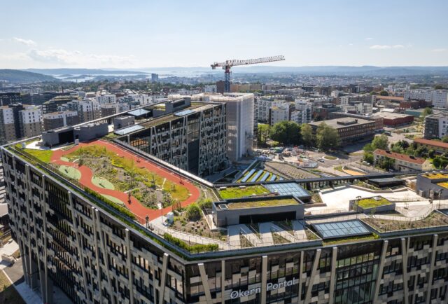 Økern Portal hedret med pris for verdens beste takhage