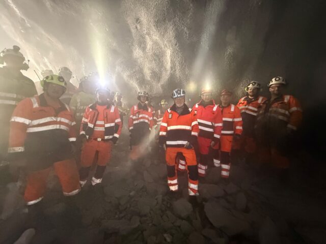 Gjennomslag i Gullbergtunnelen – en viktig milepæl