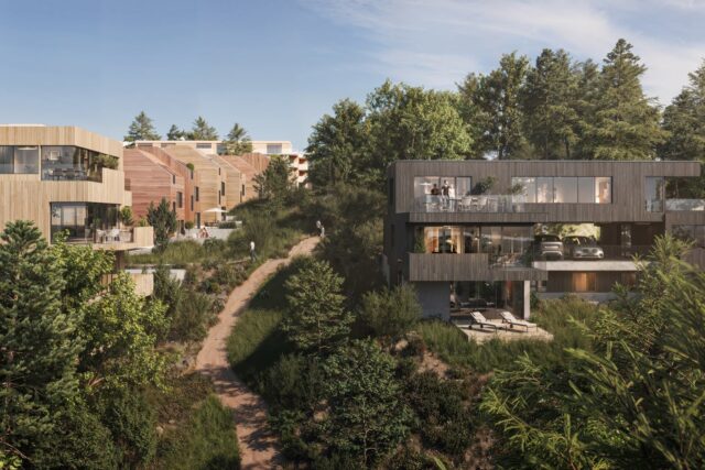 Betonmast og Pilares Eiendom skal utvikle boligprosjektet Knivelia i Drammen