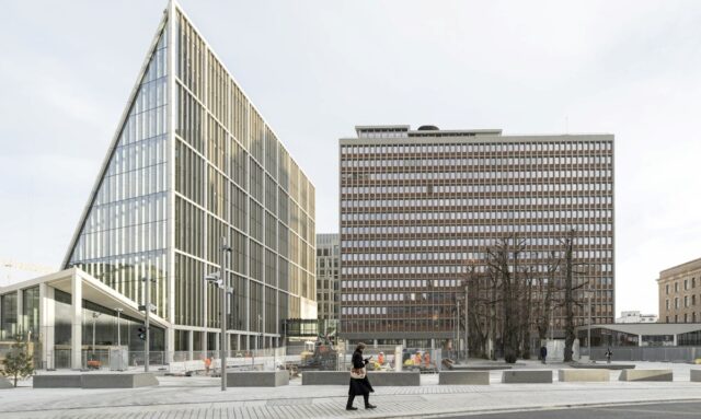 Byggetrinn 1 av nytt regjeringskvartal ferdigstilt