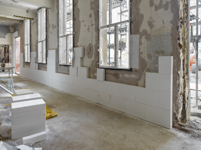 Økt nedbør er en utfordring for byggebransjen