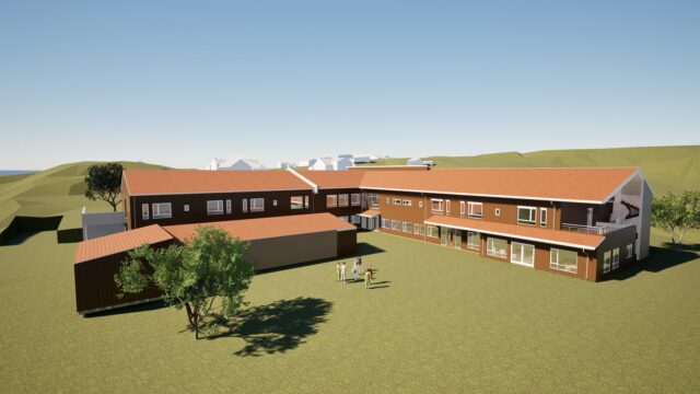 Peab bygger helse- og omsorgsbygget Doktortunet i Drangedal