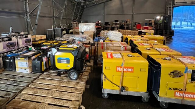 Klart for ny innsamling av aggregater til Ukraina