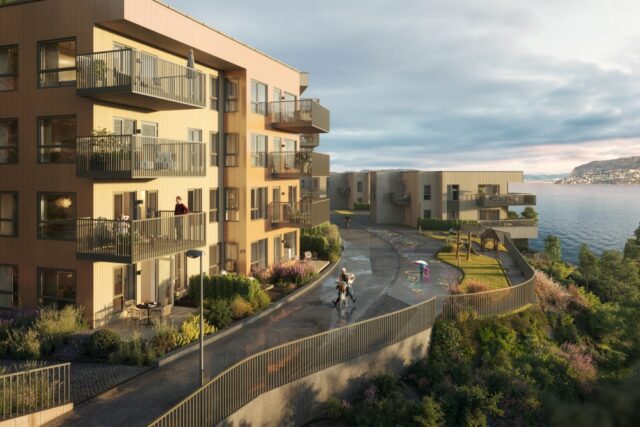 Starter byggingen av boligprosjektet Byfjordporten i Askøy kommune