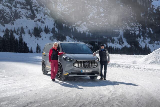 Nye E-Transit Custom med nytt, avansert firehjulstrekksystem