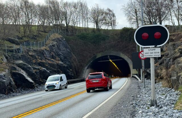 Varsler om brannøvelse i E39 Byfjordtunnelen