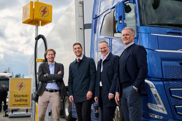 Storstilt satsing på ladestasjoner for elektriske lastebiler