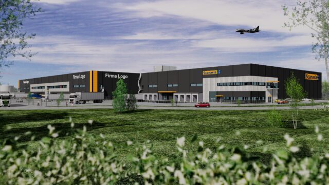 Bygger miljøsertifisert logistikkbygg på Gardermoen