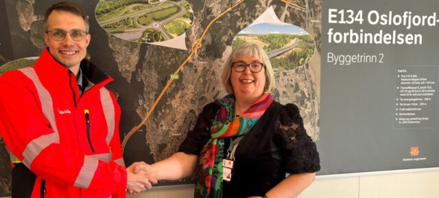 Veidekke signerte kontrakt for E134 Oslofjordforbindelsen