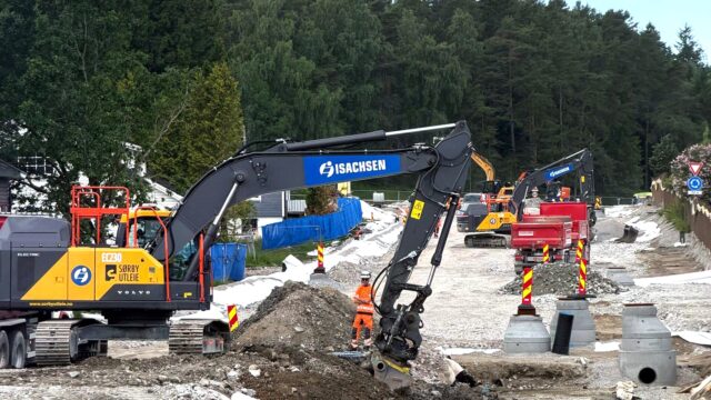 Bygger riksveg 22 med lavere utslipp enn kravene