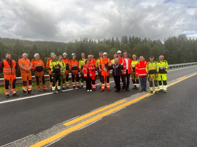 Nye Tromselvbrua på E6 i Namdalen har åpnet for trafikk