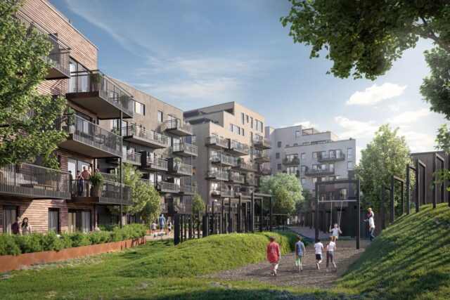 Klart for byggetrinn 2 på Lillebytunet i Trondheim