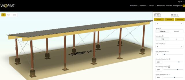 WOPAS lanserer digital stolpehus-konfigurator