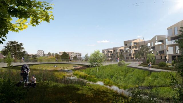 Høn-Landås er planlagt som et moderne, bærekraftig nabolag