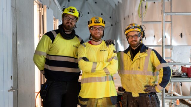 Traftec med elektroarbeider i tre tunneler på OPS Hålogalandsvegen